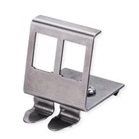 ROLINE DIN Rail Adapter, empty, for 2x Keystones