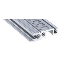 SCHROFF horizontaal railfront, type H-KD, zwaar, korte lip, 84 PK