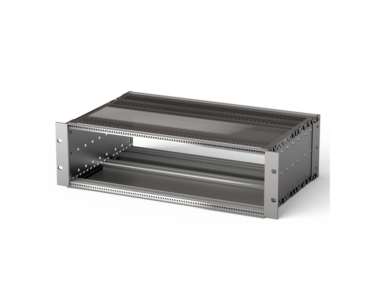 SCHROFF EuropacPRO 19" Subrack Kit for Backplane, Shielded, CompactPCI, 3 U, 275 mm
