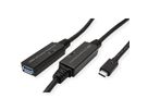 ROLINE USB 3.2 Gen 1 Active Repeater Cable, black, 10 m