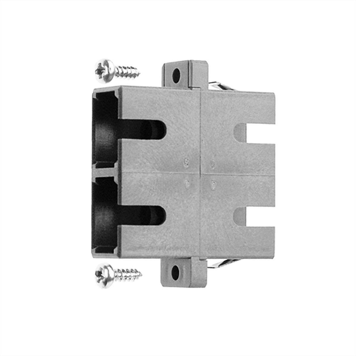 TELEGÄRTNER SC duplex koppeling, single en multimode, Keramische huls, metalen behuizing