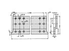 SCHROFF Z-rail voor stekker, EN 60603-2, 4 HP