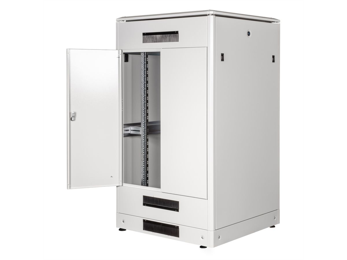 ROLINE 19-inch netwerkkast Pro 26 U, 800x800 BxD Glazen deur grijs