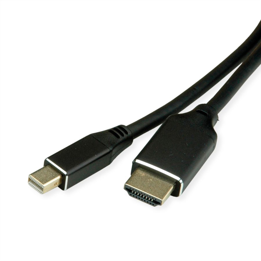 BACHMANN Mini DisplayPort naar HDMI 1,5m S.1 Mini DP S.2 HDMI
