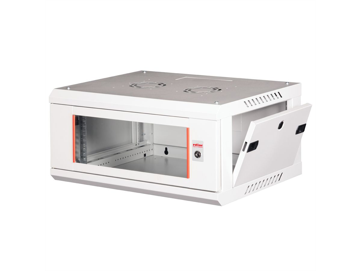 ROLINE 19-inch wandbehuizing Basic Plus 4U, 600x450 BxT grijs