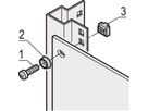 SCHROFF 19" Assembly Kit M6, Screw, Washer, Nut, 50 pieces