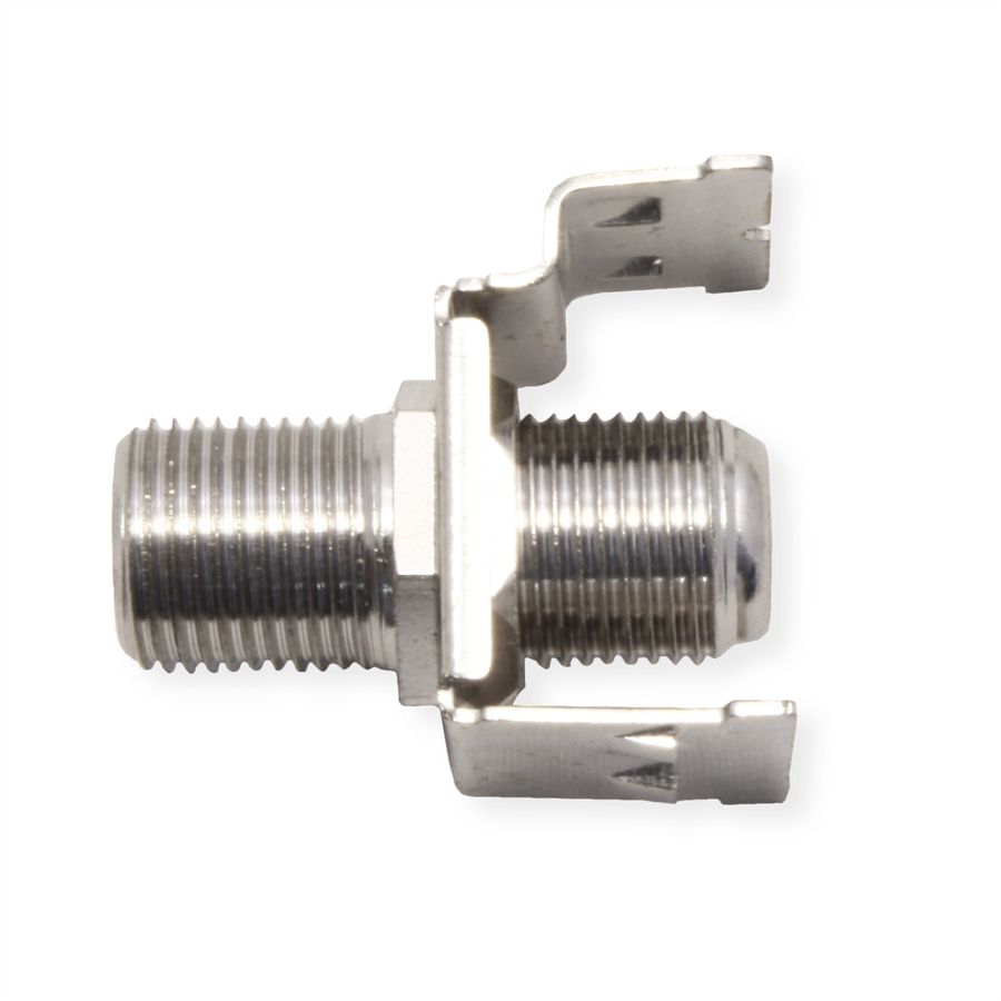ROLINE F-Type Keystone Coupler, Metal, Shielded