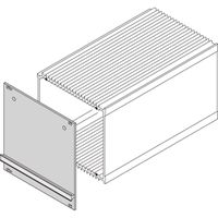 SCHROFF HF-frame type insteekmodule Frontplaat, 3 HE, 28 HE, 2,5 mm, Al, voor geanodiseerd, achter geleidend