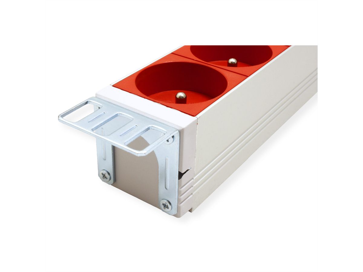 BACHMANN 19" 1HE 8xUTE rt 1xFuse 10A Strom 2,0m