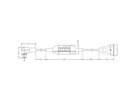 BACHMANN PRCD-S Lg: 3.15m 230V 16A 30mA, Earthing contact extension H07RN-F 3G1.5mm