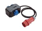 BACHMANN CEE-Adapter 16A 1 Fase, 3x geaard stopcontact IP44 1,5m