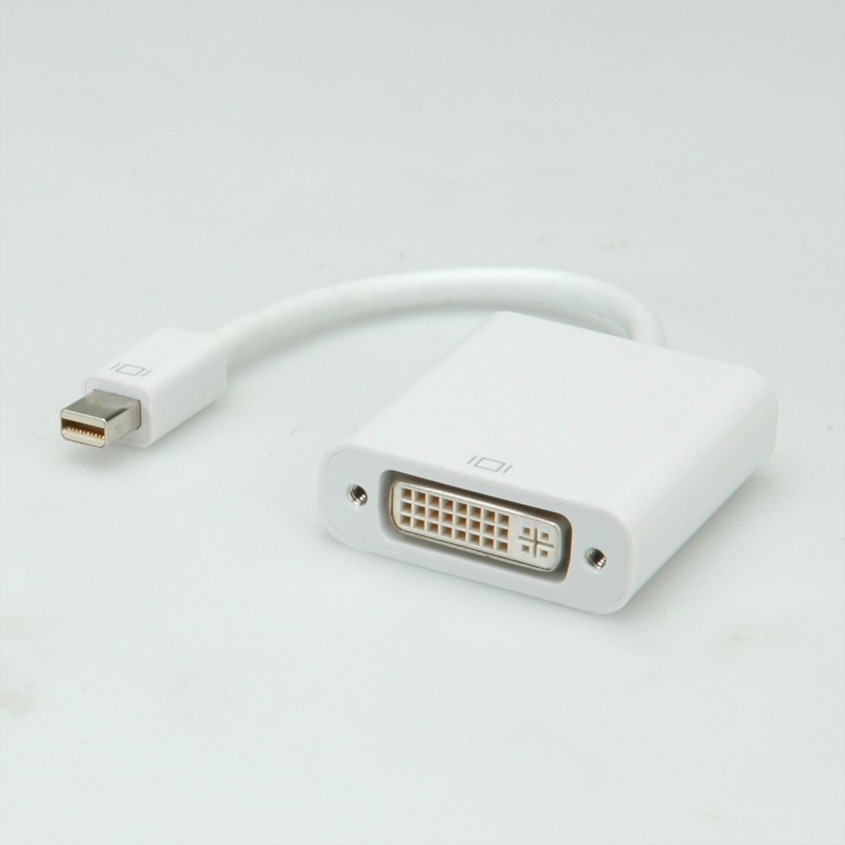 ROLINE Mini DisplayPort-DVI Adapter, Mini DP M - DVI F