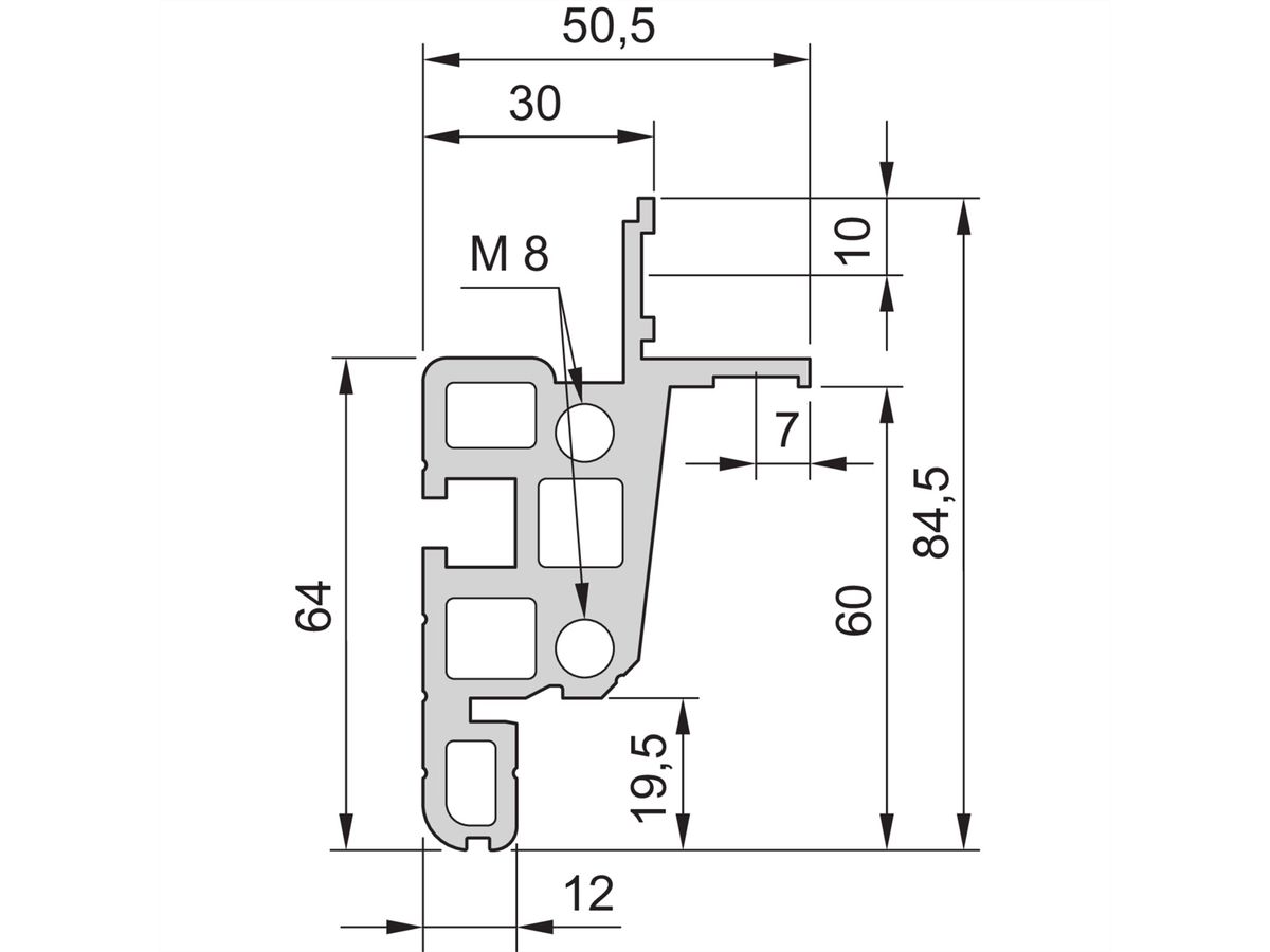 SCHROFF Novastar Cabinet Frame, Heavy-Duty, 16 U 553W 900D