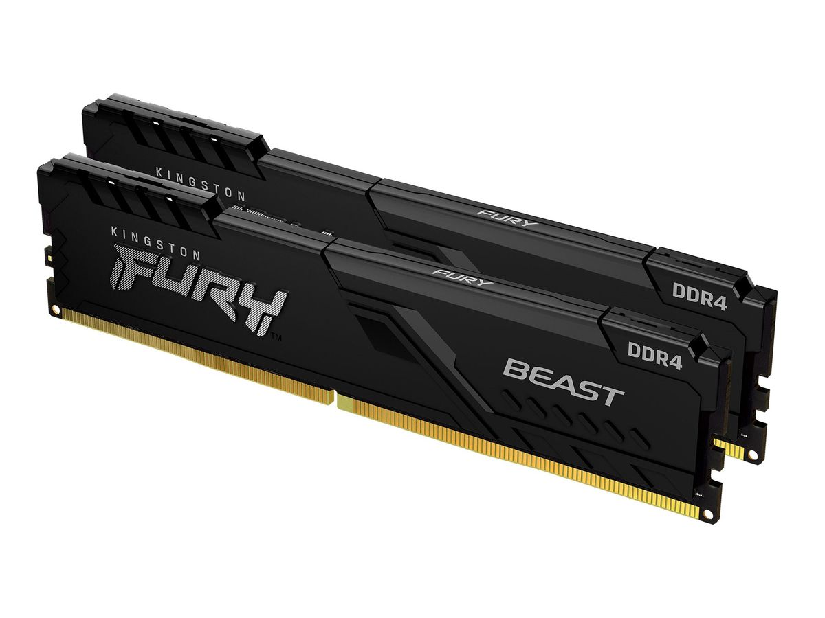 Kingston Technology FURY 16GB 3600MT/s DDR4 CL17 DIMM (Kit van 2) Beast Black