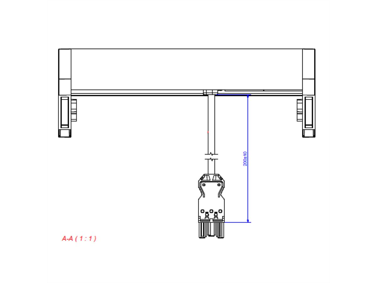 BACHMANN DESK2 2x geaard contact 1x USB oplader 2x ABD, GST18 Inox