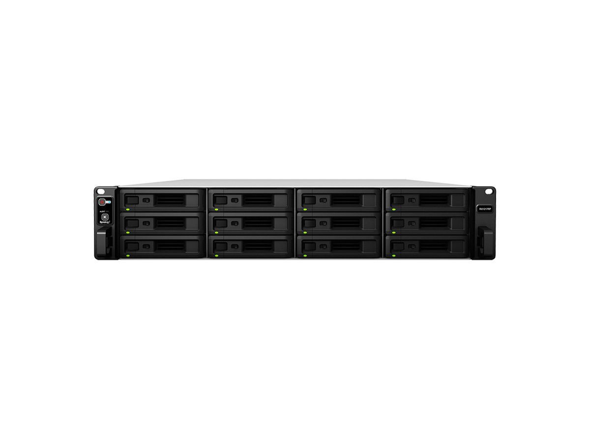 Synology RX1217 Rack (2U) Black disk array