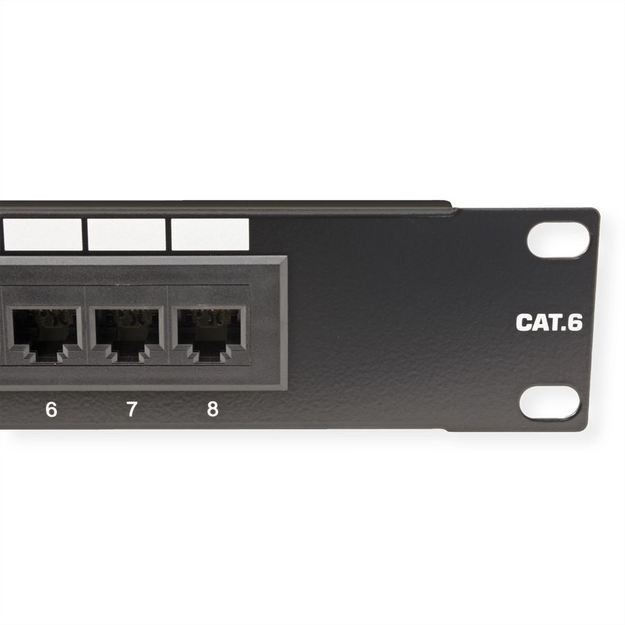 TRENDnet TC-P08C6 10" 8-Port Cat. 6 Unshielded Patch Panel