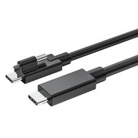 EXSYS EX-K1598-2.0 USB4 cable, USB-C - USB-C, 8K UHD-2, 40 Gbit/s, 5A, 240W, black, 1.5 m