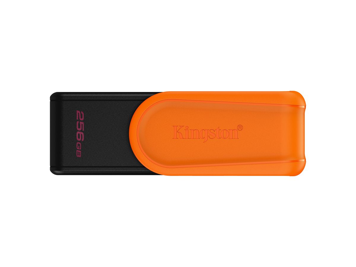 Kingston Technology DataTraveler 256GB Portable USB 3.2 Gen 1 Exodia S (Black/Orange)