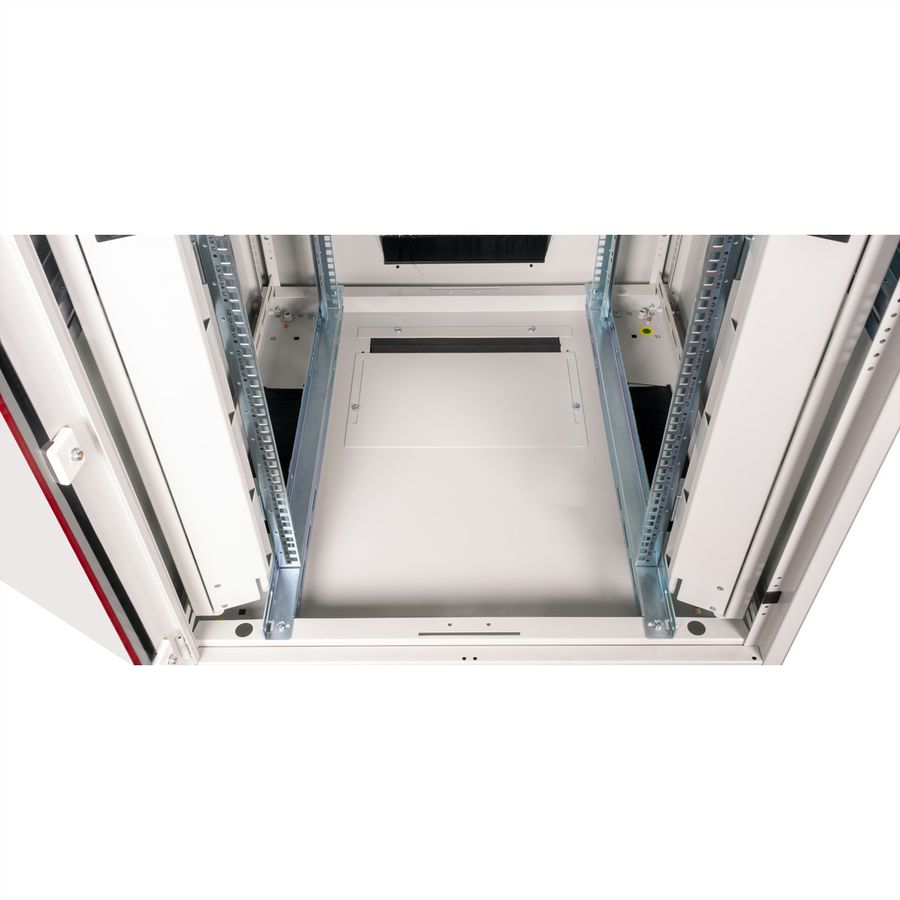 ROLINE 19-inch netwerkkast Pro 22 U, 800x800 BxD Glazen deur grijs