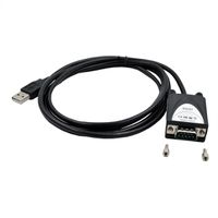 EXSYS EX-1311-2 USB 2.0 zu 1 x Seriell RS-232 1.8 Meter Kabel mit 9 Pin Stecker LED Anzeige