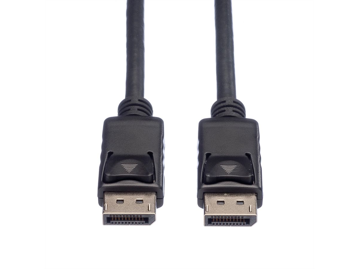 ROLINE DisplayPort Cable, DP-DP, LSOH, M/M, black, 7.5 m
