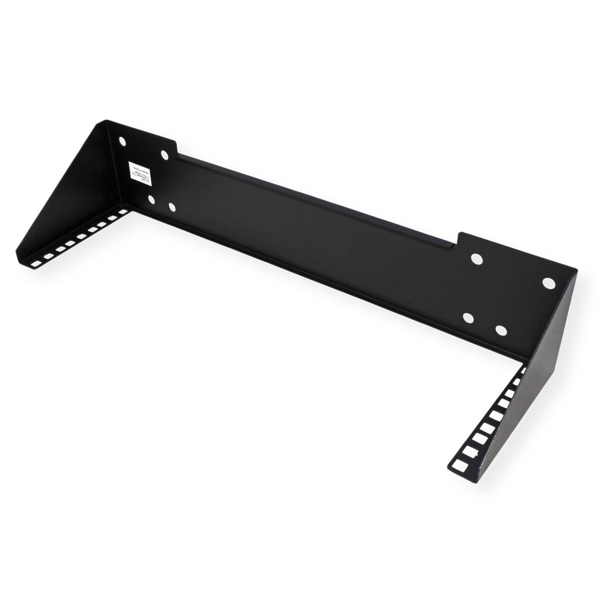 19" wand-/ondersteuningsbeugel, 3 HE, zwart