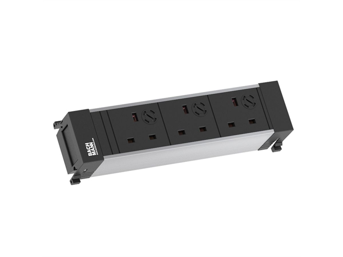 BACHMANN POWER FRAME 3xUK 90° 3.15A, Current 0.2m GST18 United Kingdom