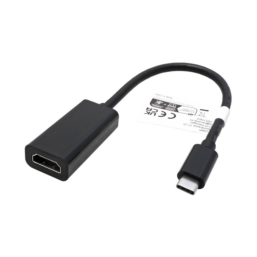 ROLINE Display-adapter USB Type-C - HDMI  , Male/Female, 8K60