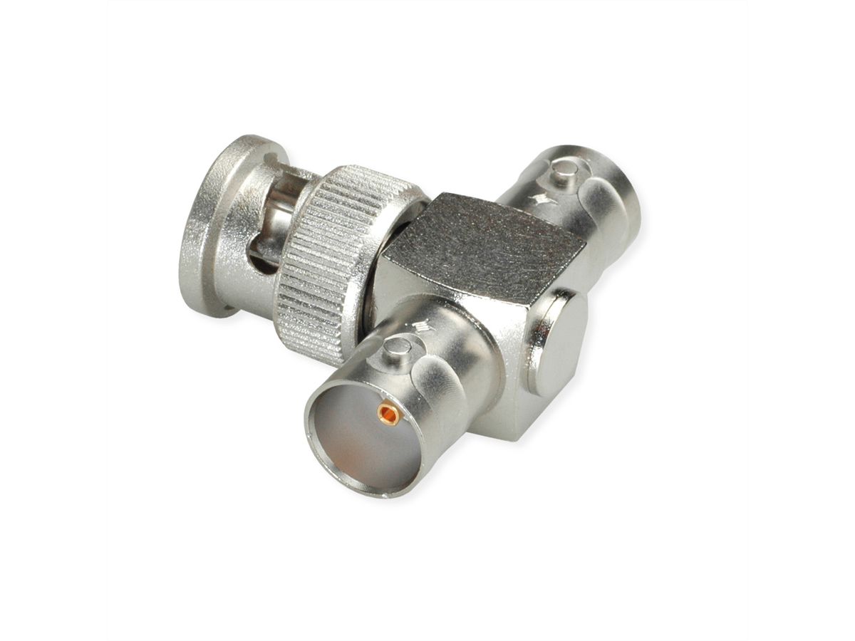 TELEGÄRTNER BNC-T-Stück 75 Ohm Buchse / Stift / Buchse