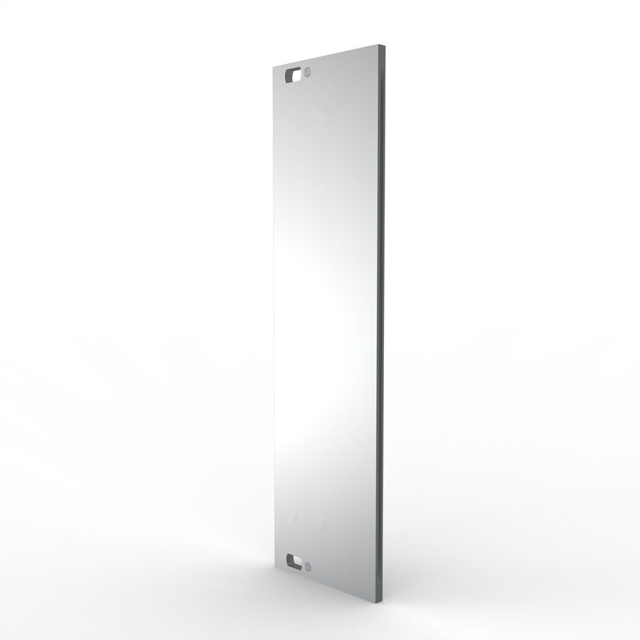 SCHROFF Front Panel, Refrofit Shielding, 3 U, 3 HP, 2.5 mm, Al, Anodized, Untreated Edges