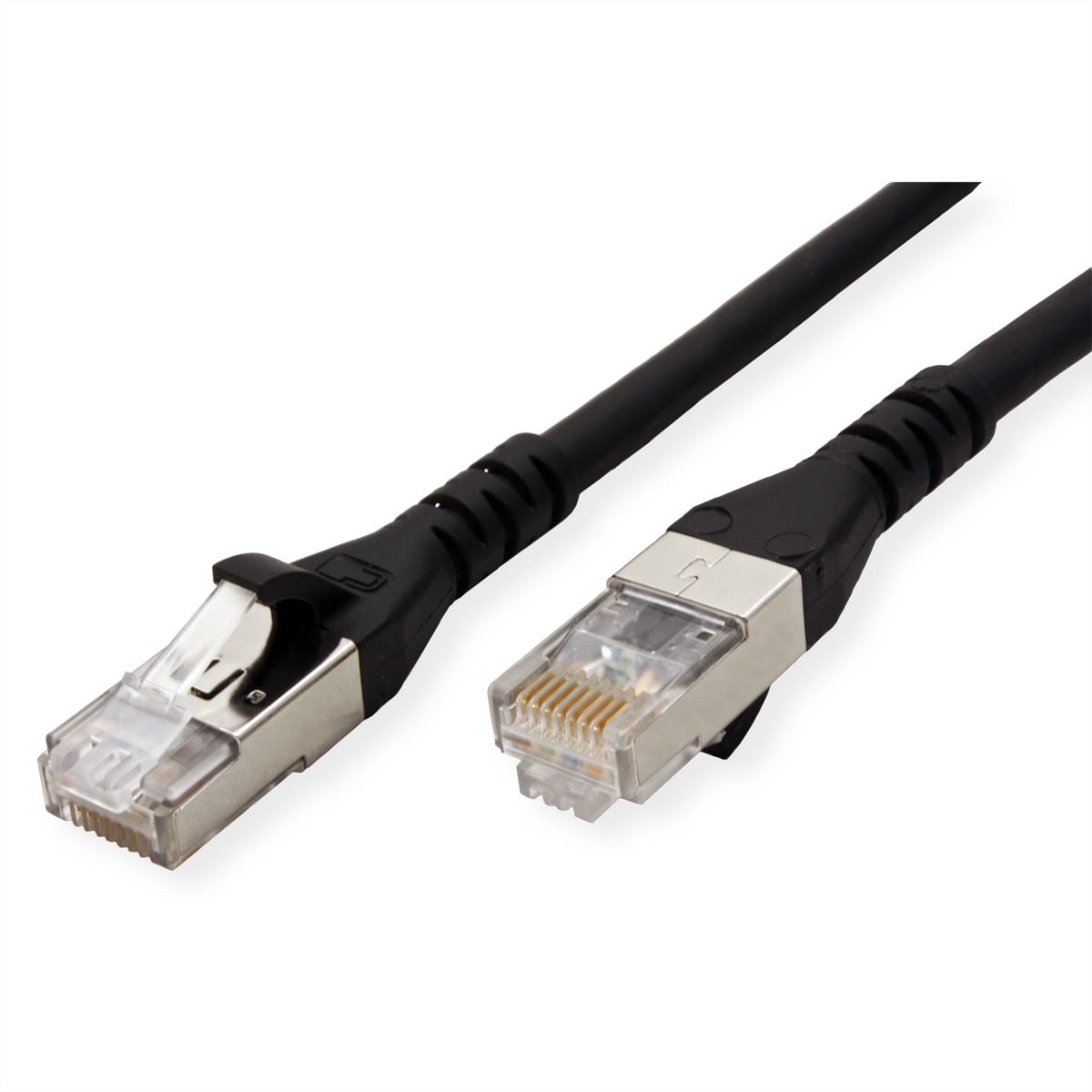METZ CONNECT Patchkabel Cat.6A AWG 26 , LSOH, zwart, 25 m