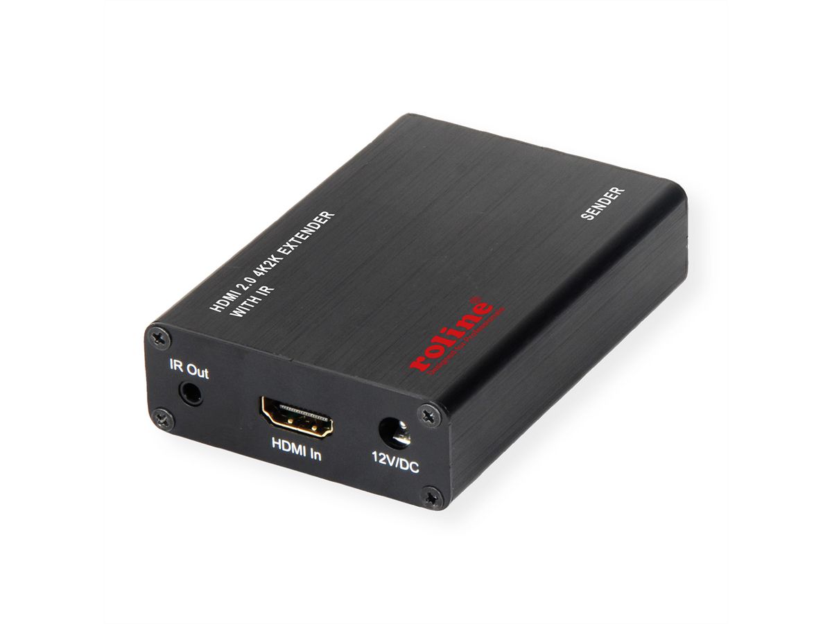 ROLINE HDMI A/V Extender via Cat.6A kabel, 4K@60Hz, 30m