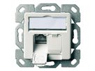 TELEGÄRTNER Dozen AMJ45 Inbouw/50 2x RJ-45 Cat.6 (Class E), wit, (A+B+C)