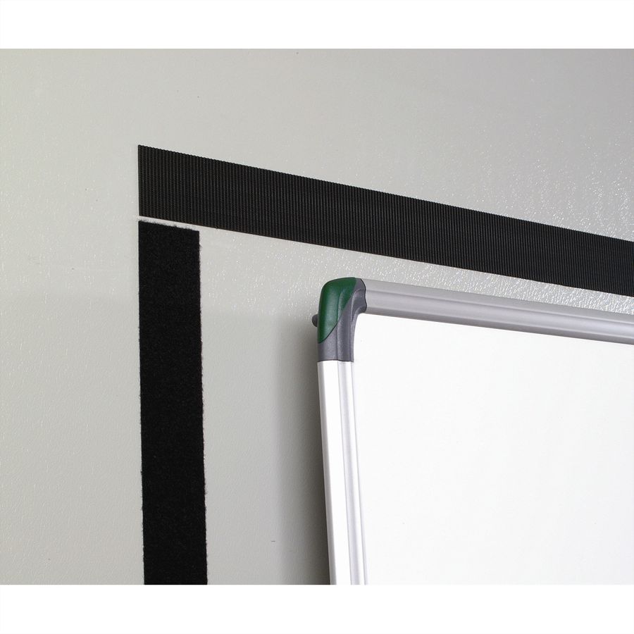 VELCRO® Klettband Extra Stark Selbstklebend, Haken & Flausch 50mm x 1m Schwarz