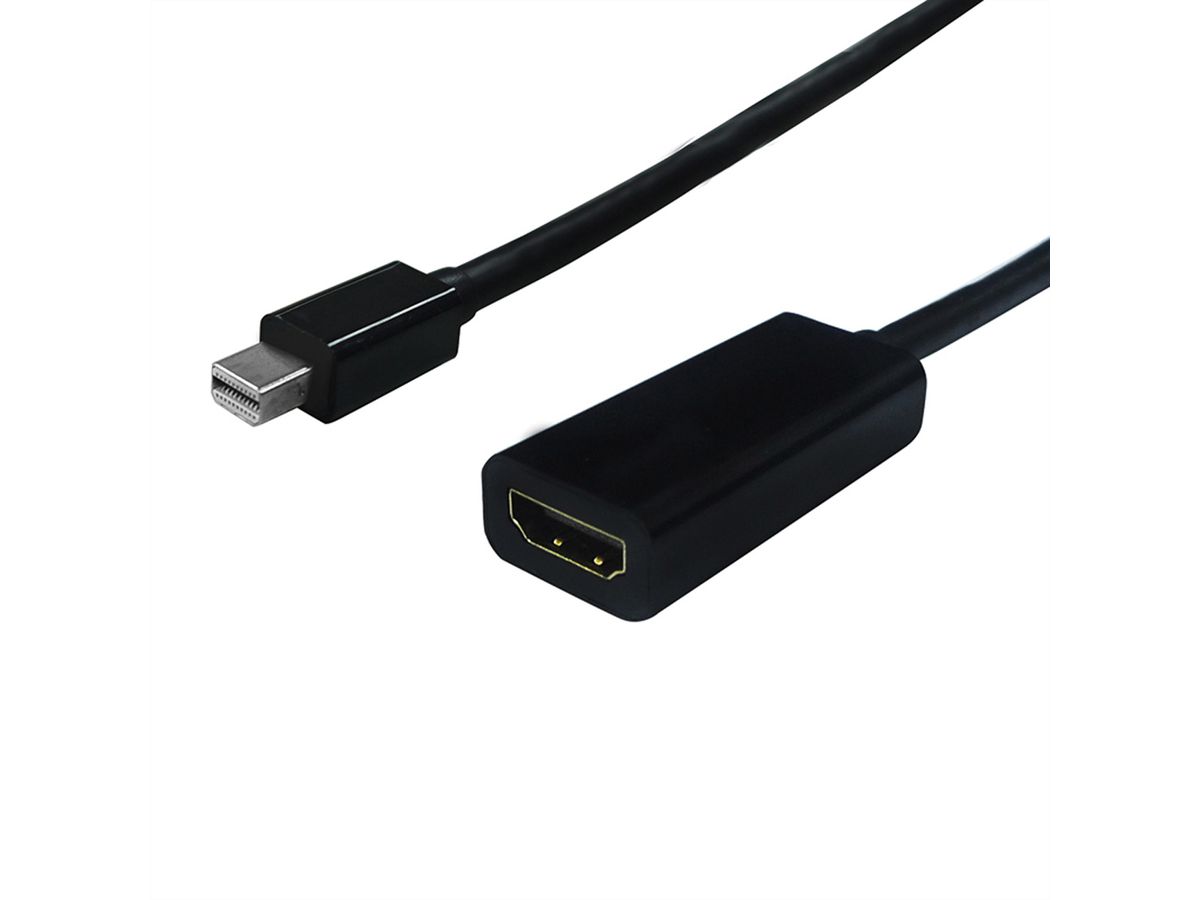 STANDARD Cableadapter, v1.2, MiniDP M - HDMI F