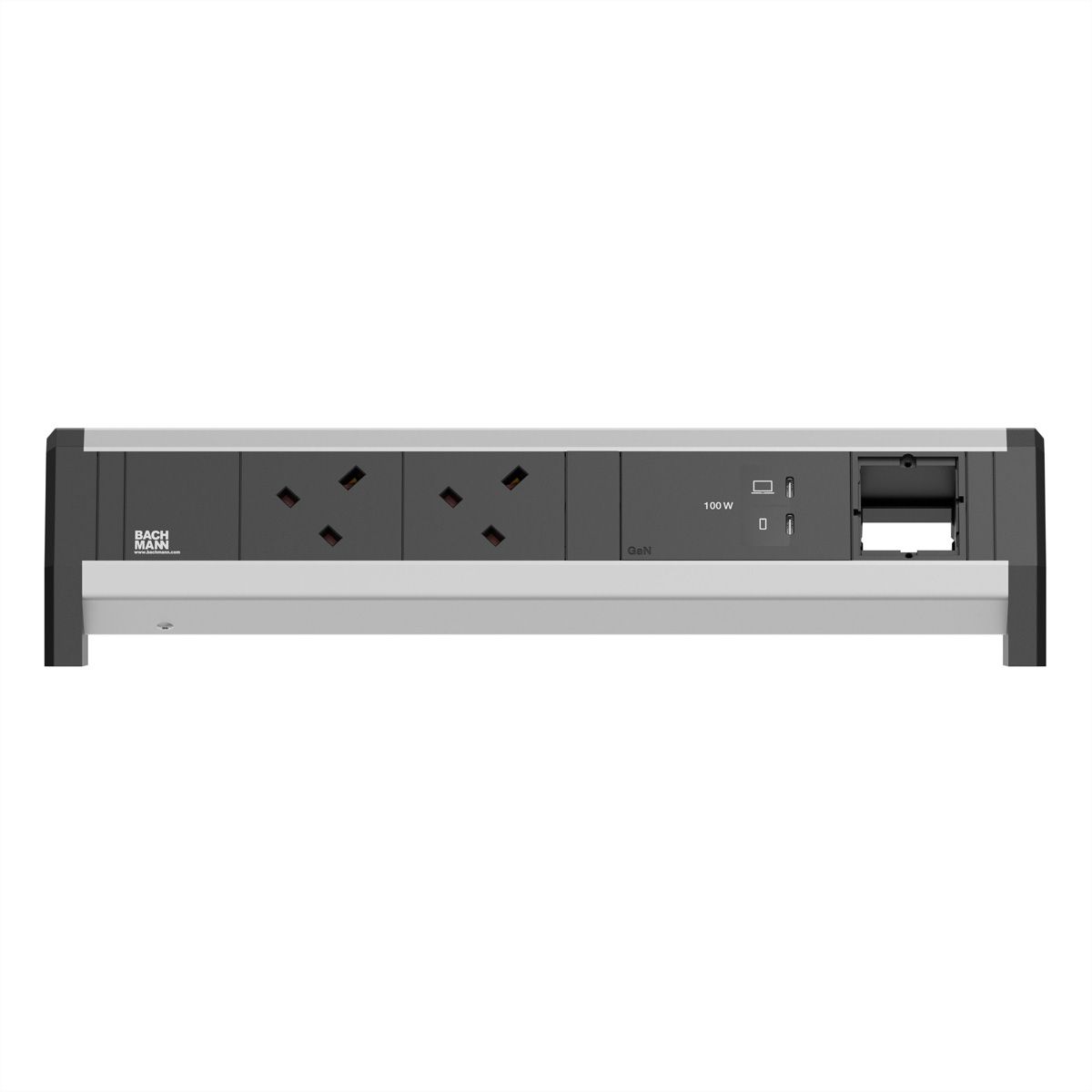 BACHMANN DESK 2xUK 45° 3.15A 1xUSB C/C, 1xCM