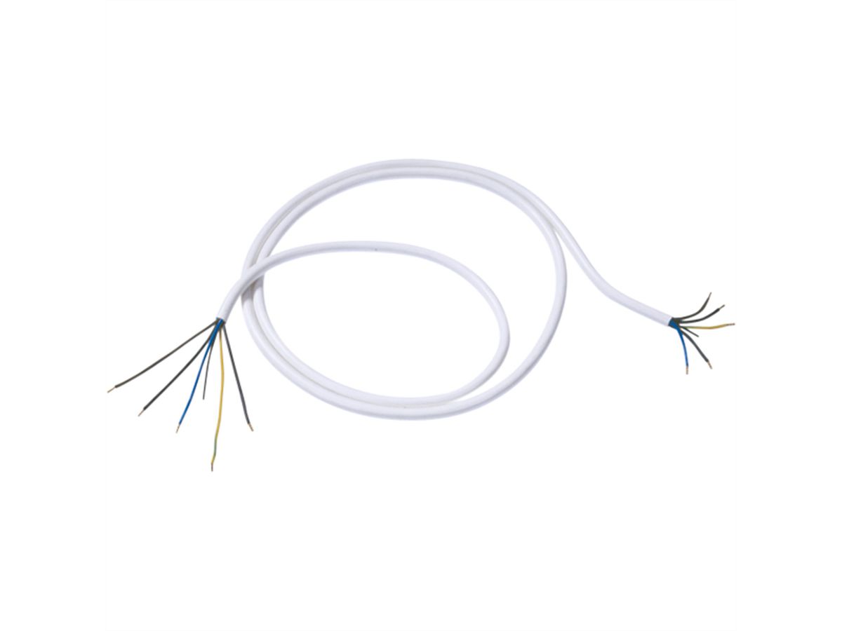 BACHMANN cooker cable 3.0 m white 5G1.50, AEH/AEH H05VV-F 5G1.50 Unpacked