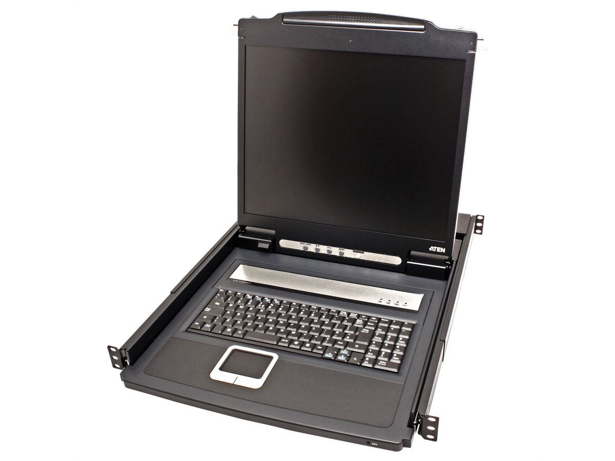 ATEN CL1000N KVM-Konsole, 19" LCD, VGA, PS/2, CH-Layout