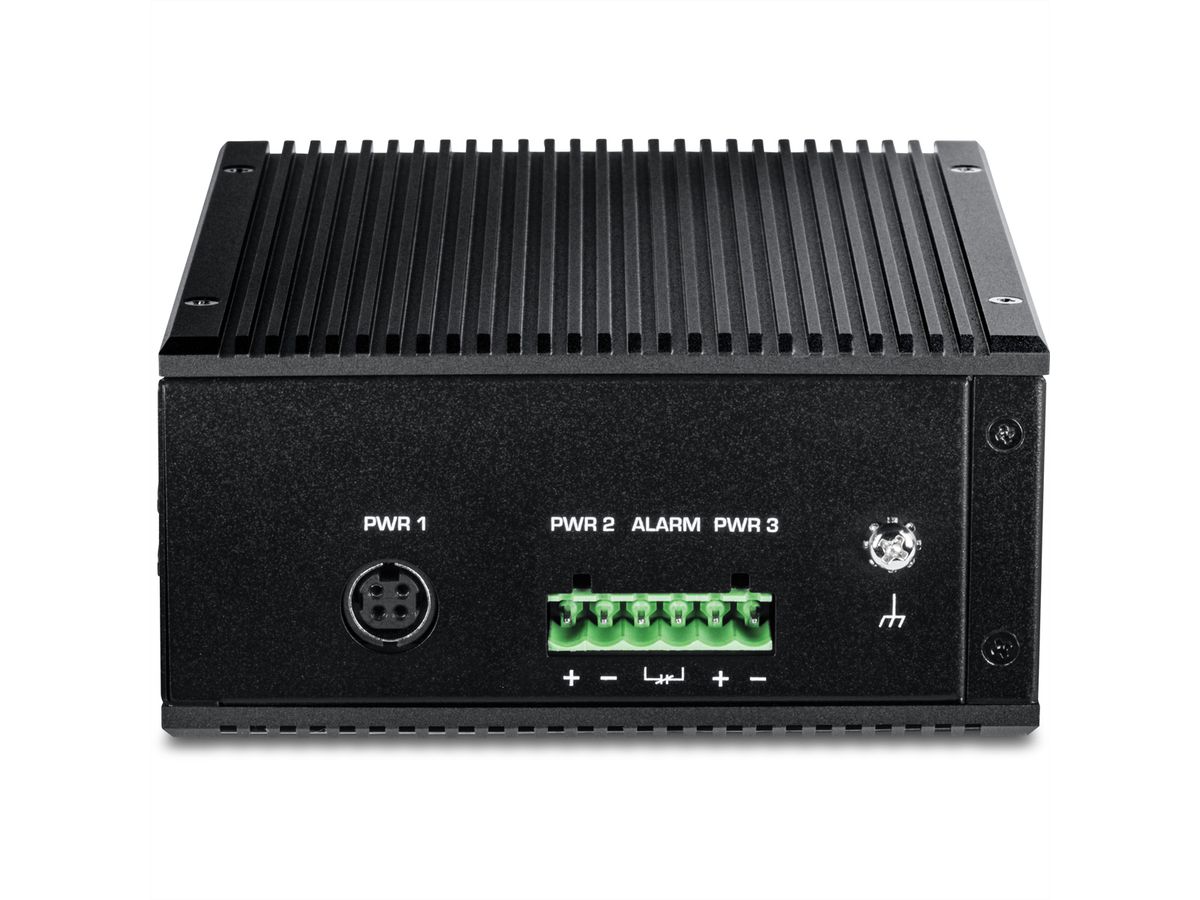 TRENDnet TI-BG5091 Industrial DIN-Rail Switch 2,5G 9-Port PoE++ mit 10G Ports