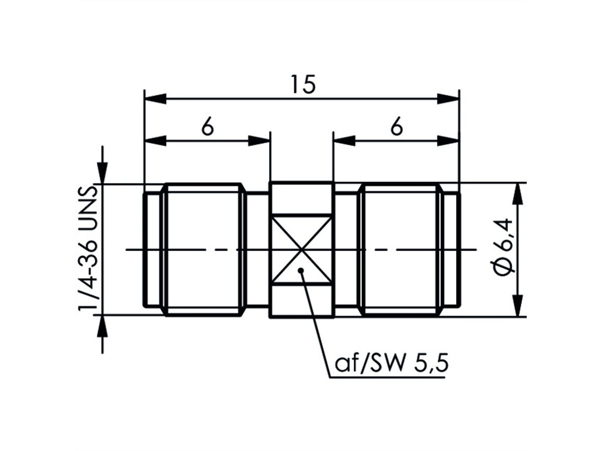 TELEGÄRTNER SMA Bulkhead Adaptor