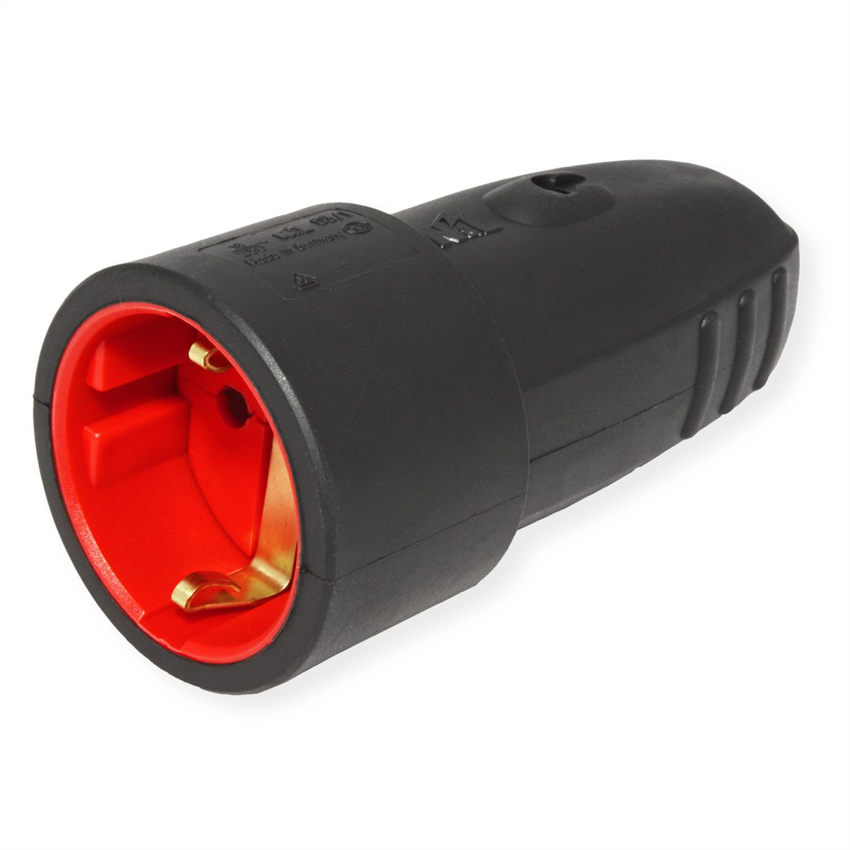 BACHMANN rubber coupling black, Rubber coupling, black mountable