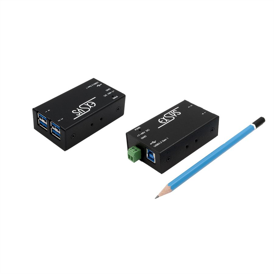 EXSYS EX-1181HMS 4 Port USB  3.2 Gen1 HUB mit15KV ESD Überspannungsschutz