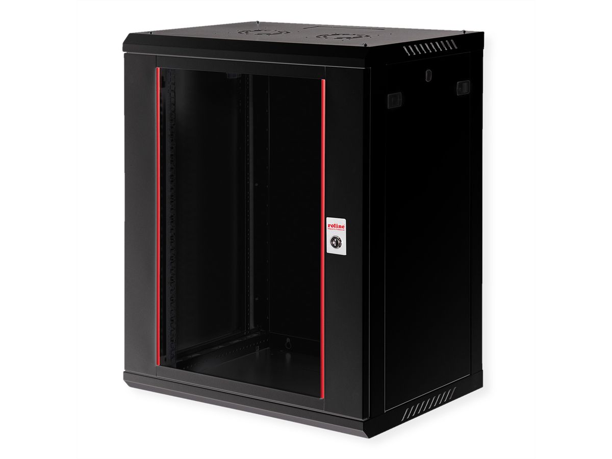 ROLINE 19-inch wandbehuizing Basic Plus 18U, 600x450 BxD zwart