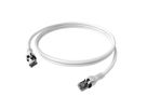 EasyLan DualBoot® PushPull Patch Cable Cat.6A (Class EA), S/FTP, RJ45 / RJ45, white, 2 m