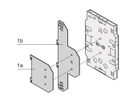SCHROFF Insertion Plate for Splicing Cassettes, Without Cable Ducting