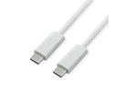 ROLINE USB4 Gen3x2 Kabel, C-C, M/M, 40Gbit/s, 240W , wit, 1 m