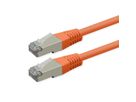 ROLINE Patchkabel Cat.6 (Class E), PoE, S/FTP (PiMF), orange, 5 m