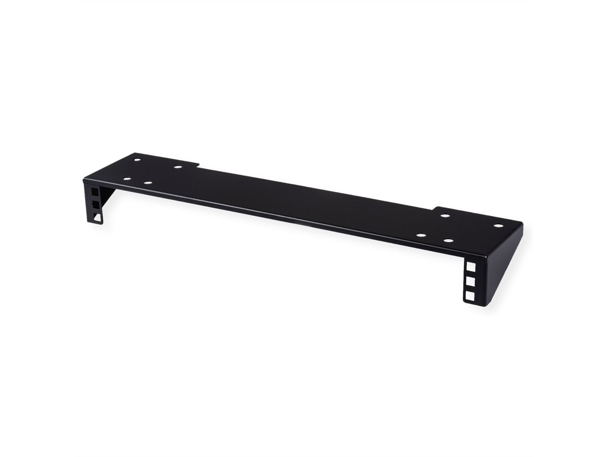 Vertical Wall Mount Bracket/Under Desk Mount, 1U, black