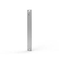 SCHROFF Plug-In Unit Front Panel, Unshielded, for Static Trapezoid Handle, 3 U, 3 HP, 2.5 mm, Al, Front Anodized, Rear Conductive